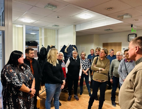 CENTRE LANKĖSI SVEČIAI IŠ NORVEGIJOS