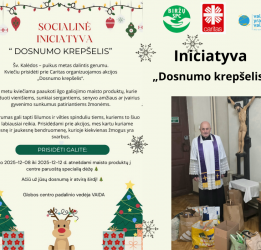 Caritas iniciatyva „Dosnumo krepšelis“