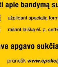 BŪKITE BUDRŪS - SUKČIAI NESNAUDŽIA