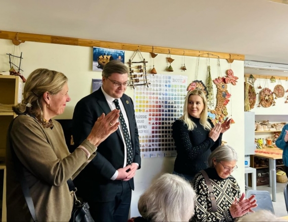 CENTRE LANKĖSI SVEČIAI IŠ NORVEGIJOS